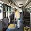 Dezinfectarea zilnică a autobuzelor